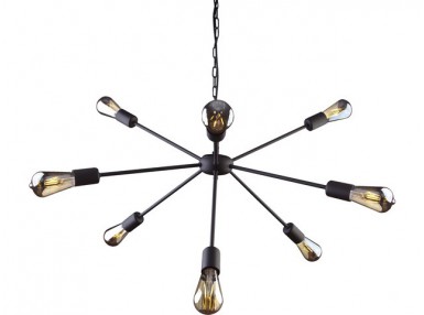 Lampa Wisząca Rod IX Black