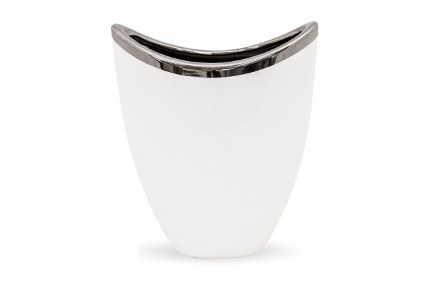 Pl Wazon Łódka Biały Średni