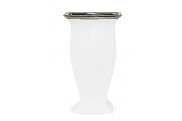 Pl Wazon Kwd. Biały Duży