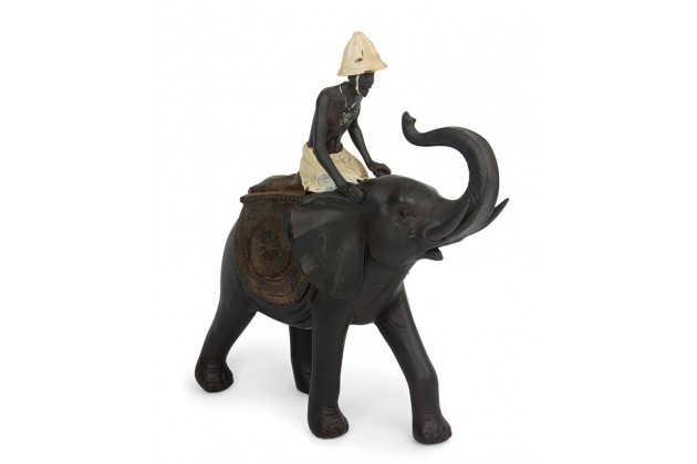 Pl Figurka Afrykanin Na Słoniu