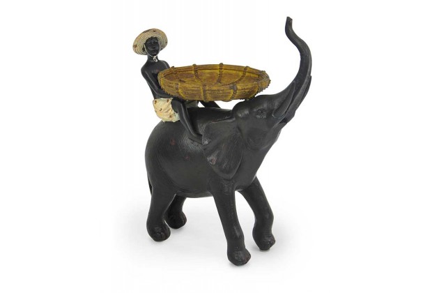 Pl Chłopiec Na Słoniu Z Talerzem