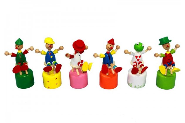 Pl Clown Drewniany-Przec.