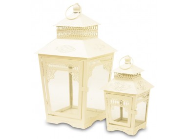 Pl Lampion Metalowy  Kpl.2 Szt.-Prom.