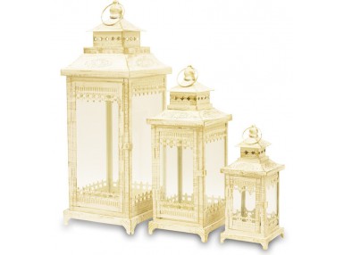 Pl Lampion Metalowy Kpl.3 Szt.-Prom.