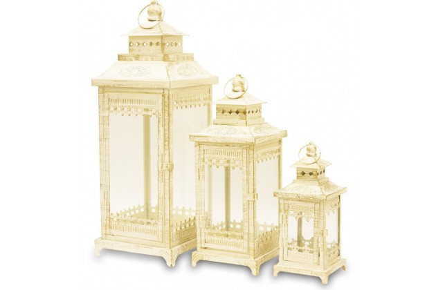 Pl Lampion Metalowy Kpl.3 Szt.-Prom.