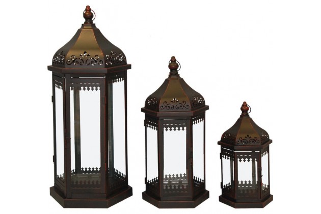 Lampion Metalowy-Prom.