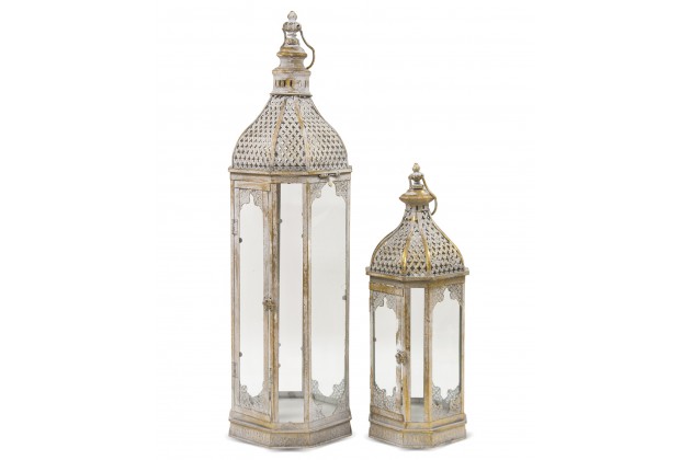 Lampion Metalowy Kpl.2 Szt.