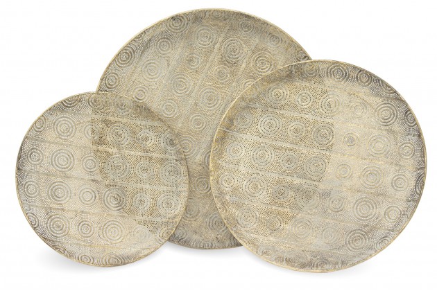 Dekoracja Metalowa  Kpl. 3 Szt.