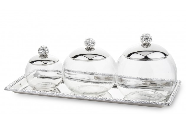 Kpl. Pojemników Szklanych