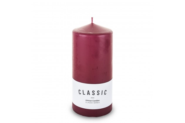 Pl Bordo Świeca K Classic Mat Walec Duży Fi8