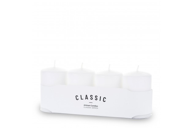 Pl Biel Świeca K Classic Mat 4-Pack Mały