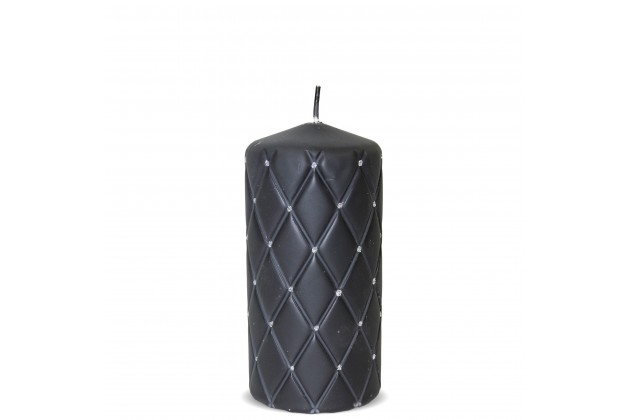 Pl Czerń Świeca Florencja Mat Walec Średni