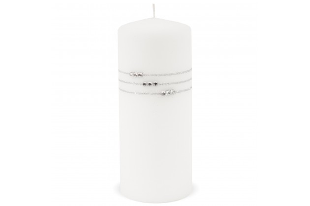 Pl Biel Świeca Kolia Mat Walec Duży Fi7