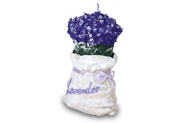 Pl Lawenda Świeca Worek Mały