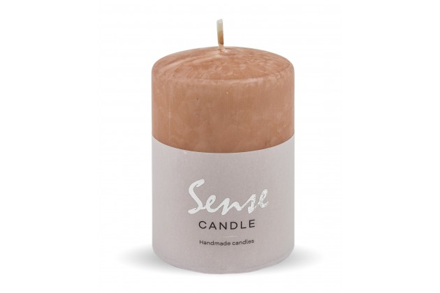 Pl Świeca Sense Walec Mały Brudny R&oacute;ż