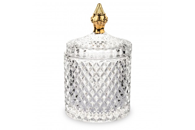 Szklany Pojemnik Dekoracyjny