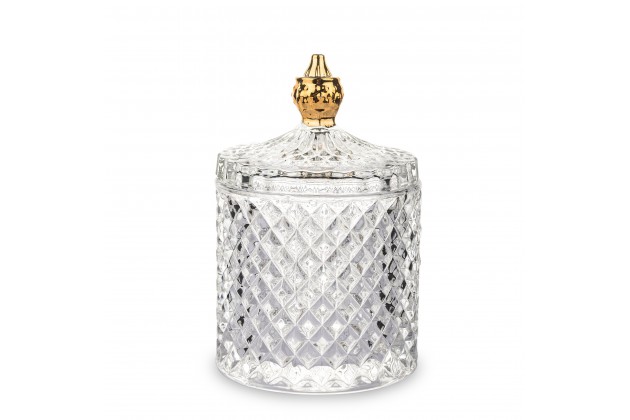 Szklany Pojemnik Dekoracyjny