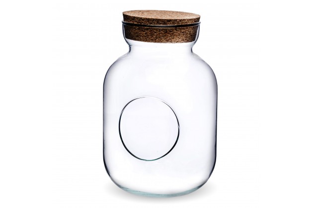 Pl Słoik + Otwór + Korek