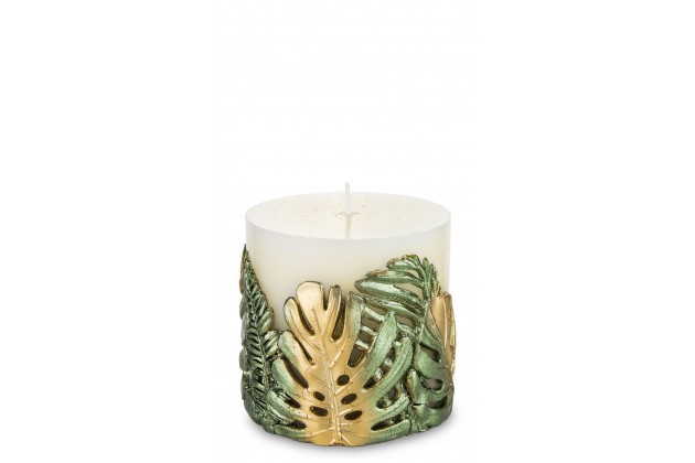 Pl Monstera Świeca Zapachowa Walec Mały