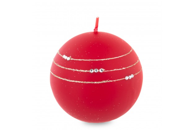 Pl Czerwień Świeca Kolia Mat Kula 10