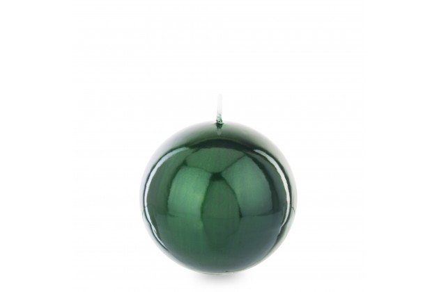 Pl Świeca Lustro Kula 8 Zielony