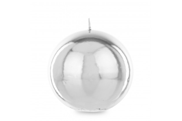 Pl Świeca Lustro Kula Srebrny 12