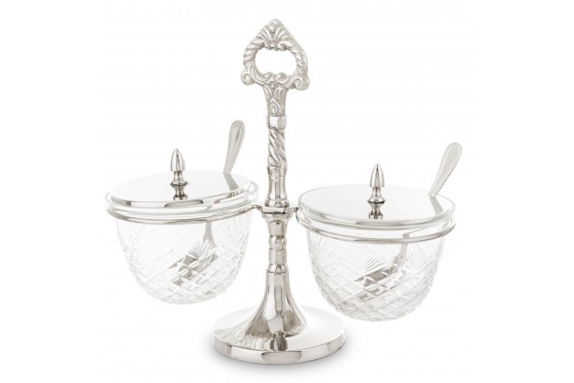 Kpl.Dwóch Miseczek Z Łyżeczkami