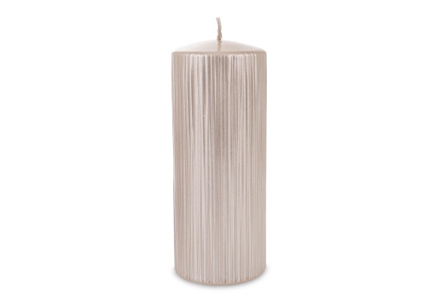 Pl Szampan Świeca Rose Garden Walec Duży Fi7