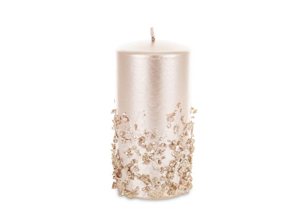 Pl Świeca Rose Gold Broadway Walec Średni Fi7