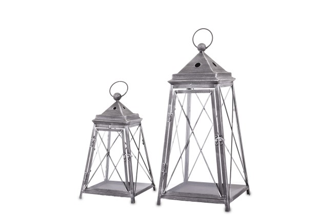 Lampion Metalowy Kpl. 2 Szt.